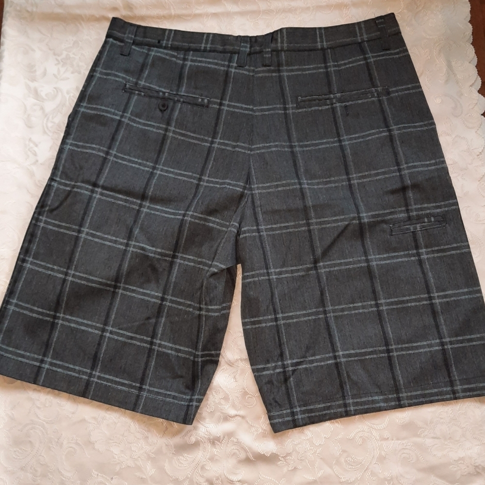 Gray walking shorts